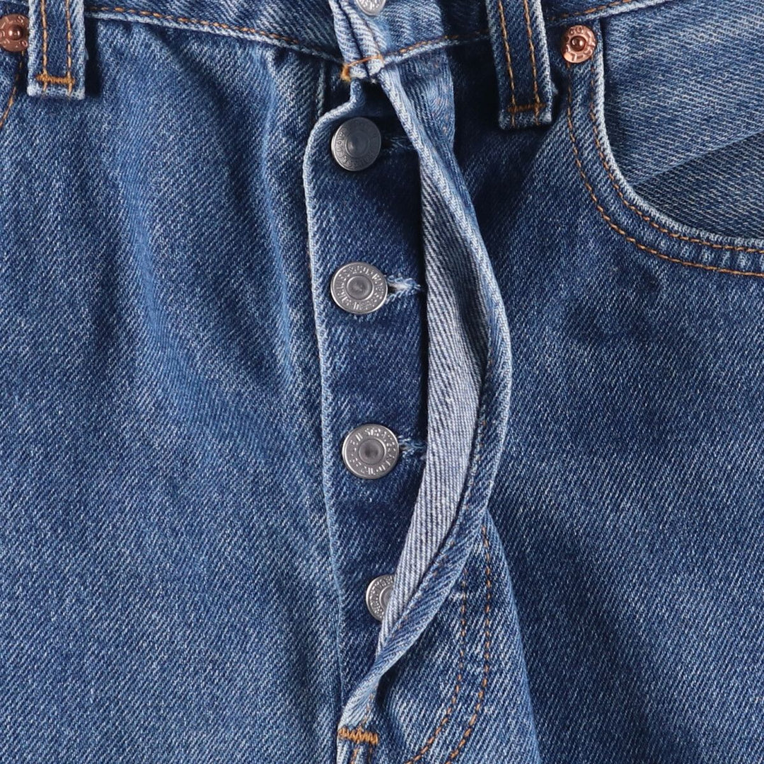 90'S Levi's 501-0118 Straight Denim Pants Made in USA Men's W32 Vintage cotton blue type Vintage Second Hand