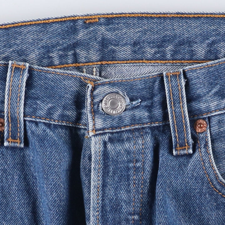 90'S Levi's 501-0118 Straight Denim Pants Made in USA Men's W32 Vintage cotton blue type Vintage Second Hand