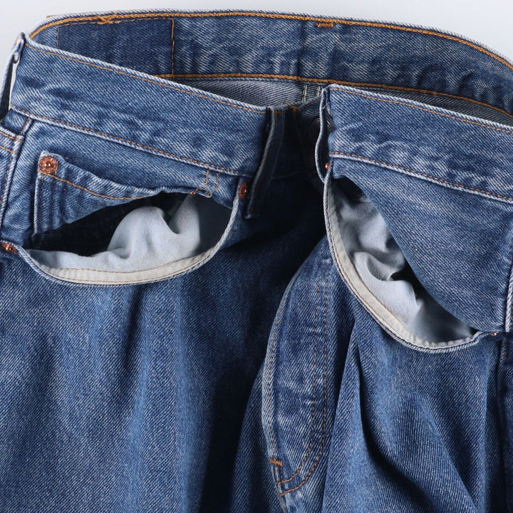 90'S Levi's 501-0118 Straight Denim Pants Made in USA Men's W32 Vintage cotton blue type Vintage Second Hand