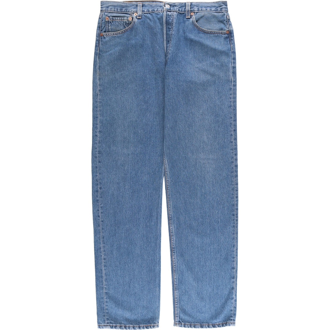 90'S Levi's 501-0114 Straight Denim Pants, Made in USA, Men's, Size 35, Vintage cotton blue type Vintage Second Hand