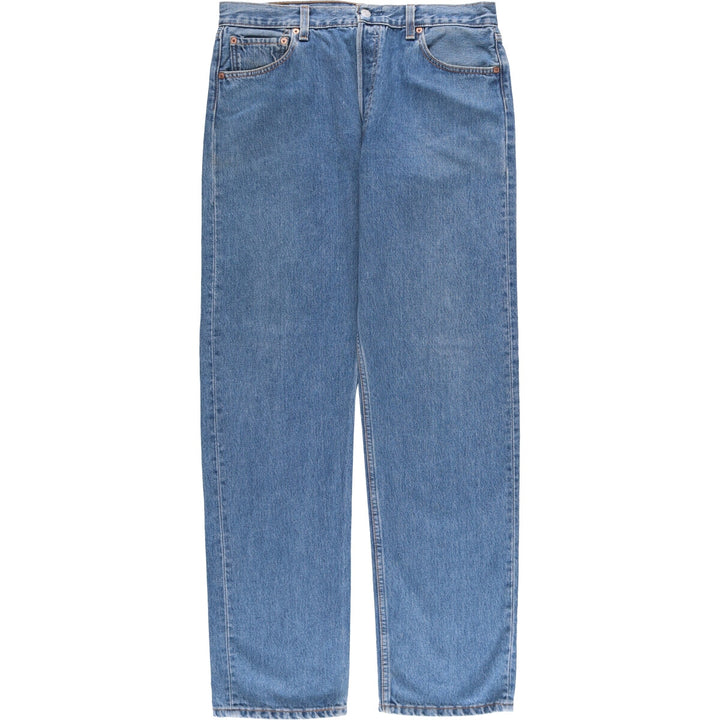 90'S Levi's 501-0114 Straight Denim Pants, Made in USA, Men's, Size 35, Vintage cotton blue type Vintage Second Hand