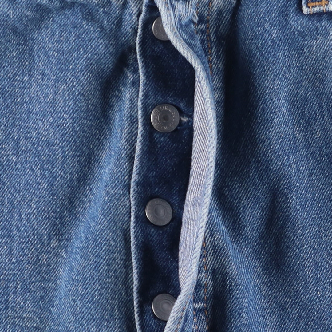 90'S Levi's 501-0114 Straight Denim Pants, Made in USA, Men's, Size 35, Vintage cotton blue type Vintage Second Hand