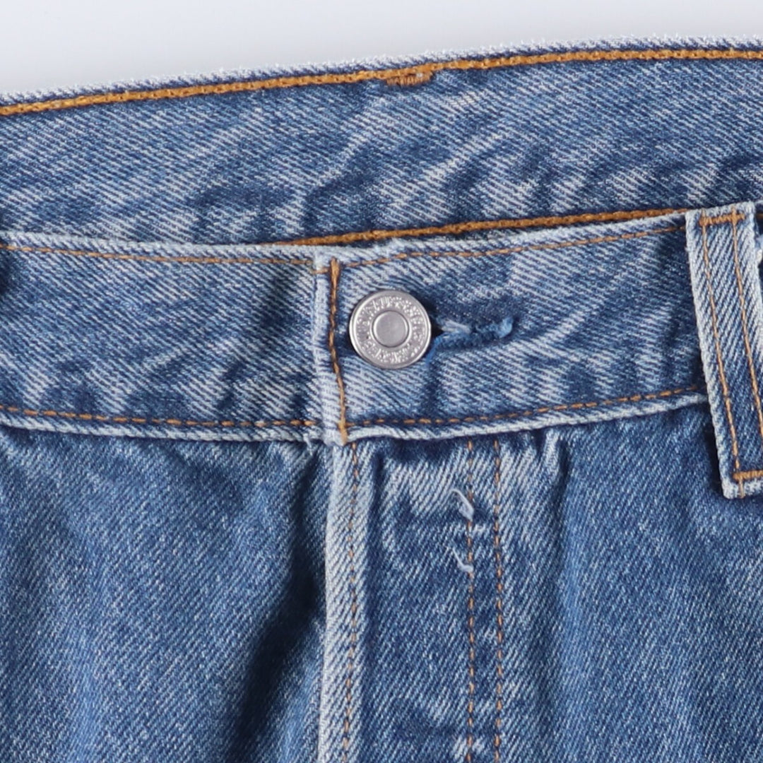 90'S Levi's 501-0114 Straight Denim Pants, Made in USA, Men's, Size 35, Vintage cotton blue type Vintage Second Hand