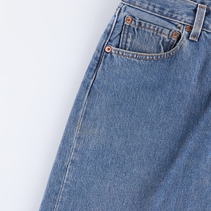 90'S Levi's 501-0114 Straight Denim Pants, Made in USA, Men's, Size 35, Vintage cotton blue type Vintage Second Hand