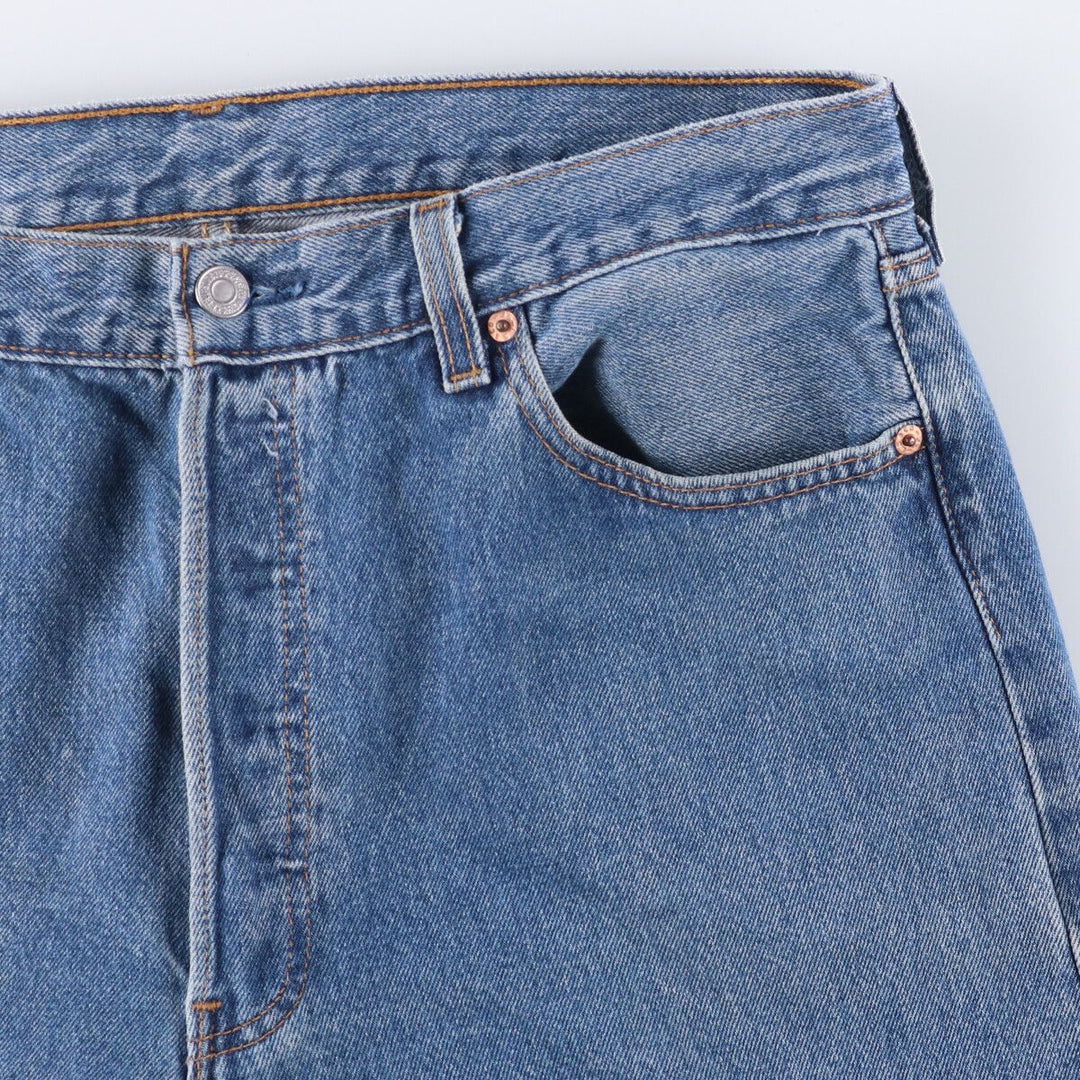 90'S Levi's 501-0114 Straight Denim Pants, Made in USA, Men's, Size 35, Vintage cotton blue type Vintage Second Hand
