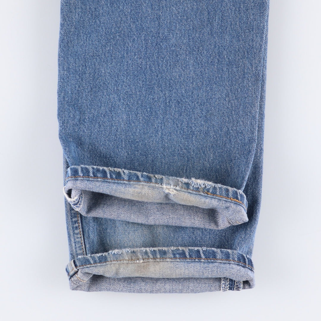 90'S Levi's 501-0114 Straight Denim Pants, Made in USA, Men's, Size 35, Vintage cotton blue type Vintage Second Hand