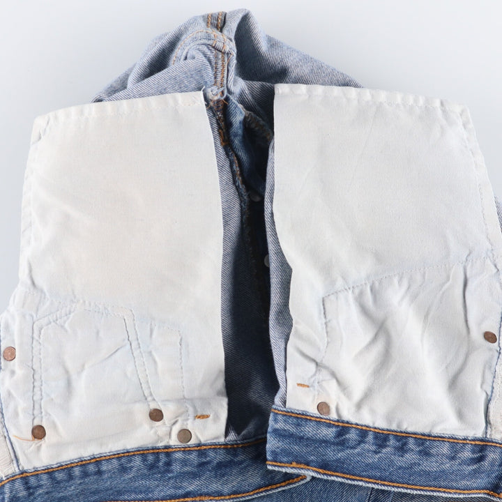 90'S Levi's 501-0114 Straight Denim Pants, Made in USA, Men's, Size 35, Vintage cotton blue type Vintage Second Hand