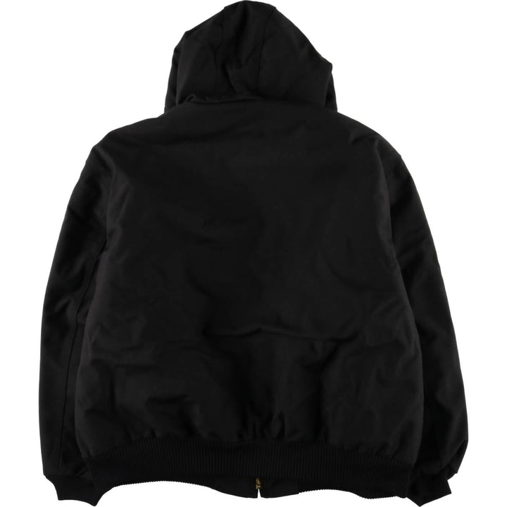 2000'S Carhartt Active Jacket, Padded Nylon Parka, Men's XXL Nylon black type Vintage Second Hand