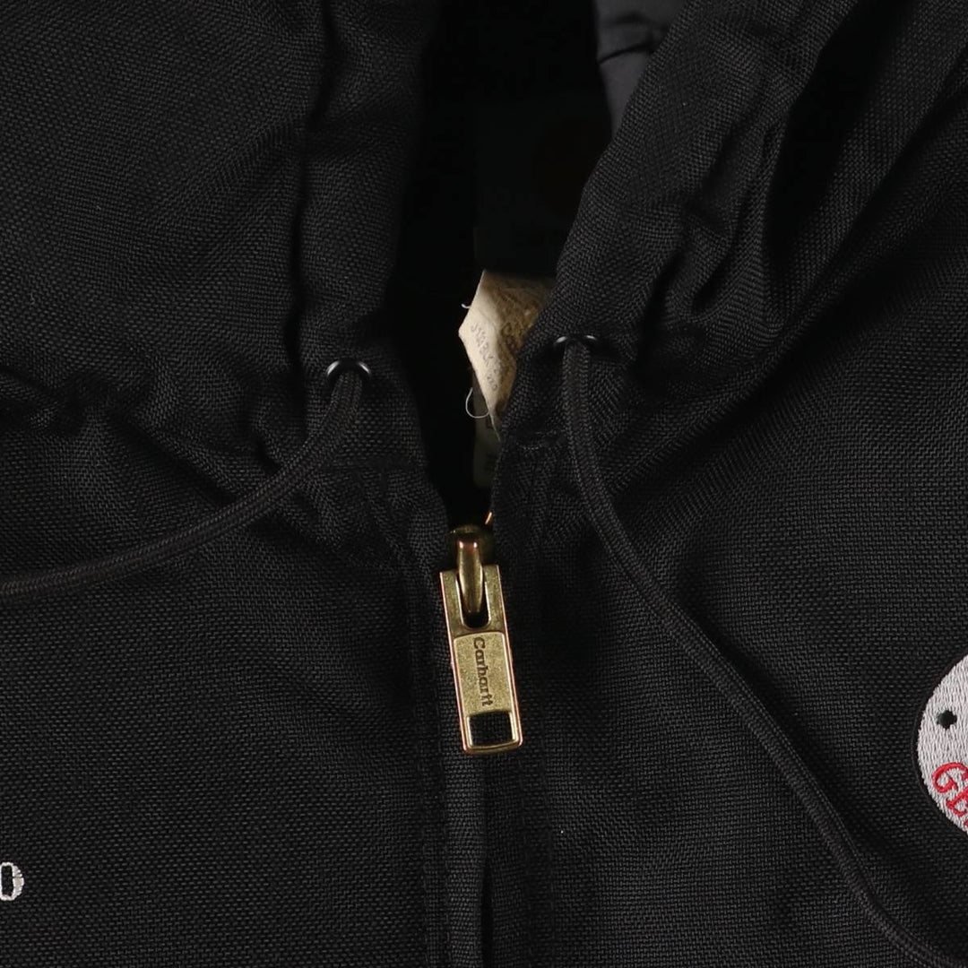 2000'S Carhartt Active Jacket, Padded Nylon Parka, Men's XXL Nylon black type Vintage Second Hand