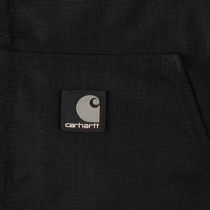 2000'S Carhartt Active Jacket, Padded Nylon Parka, Men's XXL Nylon black type Vintage Second Hand