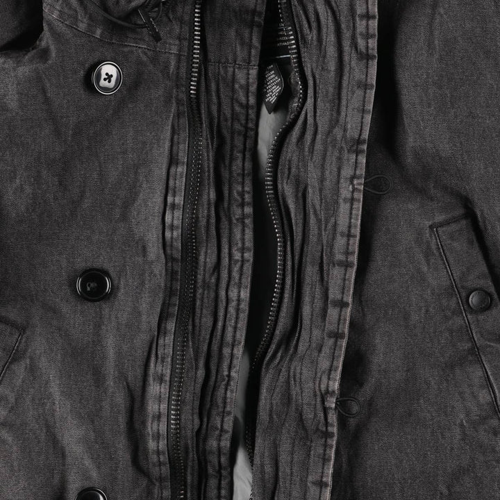 2000'S Ralph Lauren Polo Jeans Company N-3B Down Jacket, Men's Size L cotton Charcoal Vintage Second Hand