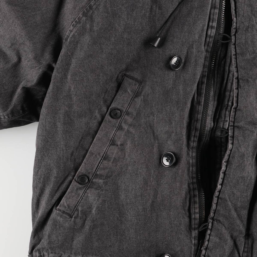 2000'S Ralph Lauren Polo Jeans Company N-3B Down Jacket, Men's Size L cotton Charcoal Vintage Second Hand