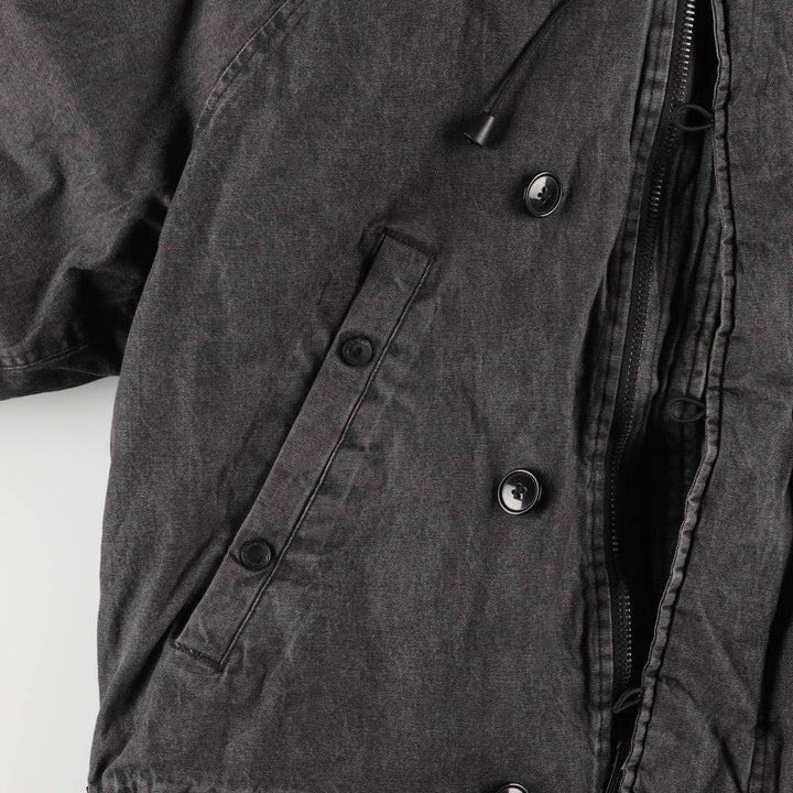 2000'S Ralph Lauren Polo Jeans Company N-3B Down Jacket, Men's Size L cotton Charcoal Vintage Second Hand