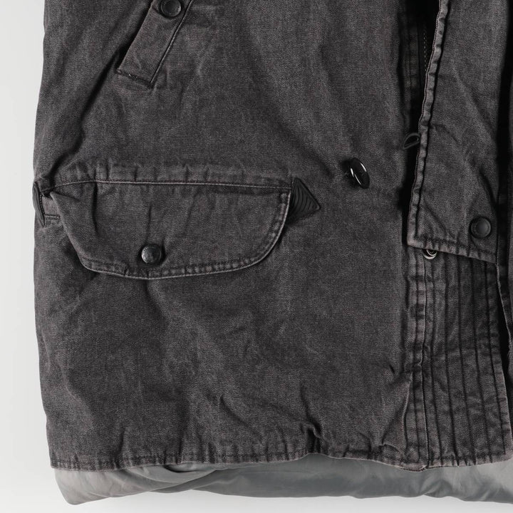 2000'S Ralph Lauren Polo Jeans Company N-3B Down Jacket, Men's Size L cotton Charcoal Vintage Second Hand