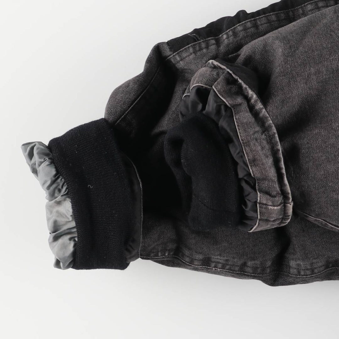 2000'S Ralph Lauren Polo Jeans Company N-3B Down Jacket, Men's Size L cotton Charcoal Vintage Second Hand