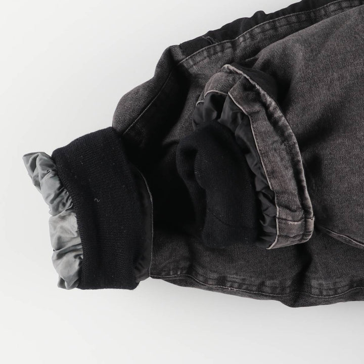 2000'S Ralph Lauren Polo Jeans Company N-3B Down Jacket, Men's Size L cotton Charcoal Vintage Second Hand