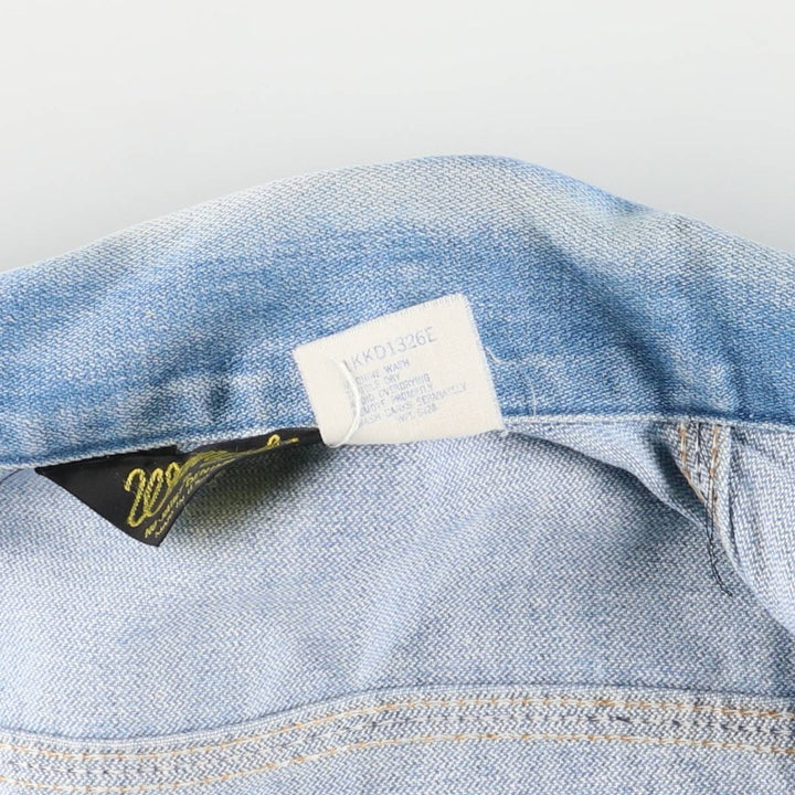 Vintage 70'S Wrangler denim jacket, made in the USA, size L for men cotton blue type Vintage Second Hand
