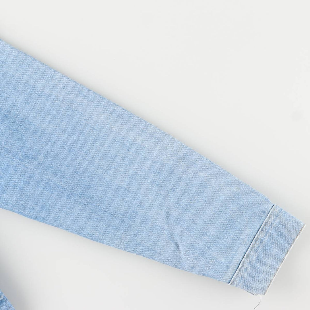 Vintage 70'S Wrangler denim jacket, made in the USA, size L for men cotton blue type Vintage Second Hand