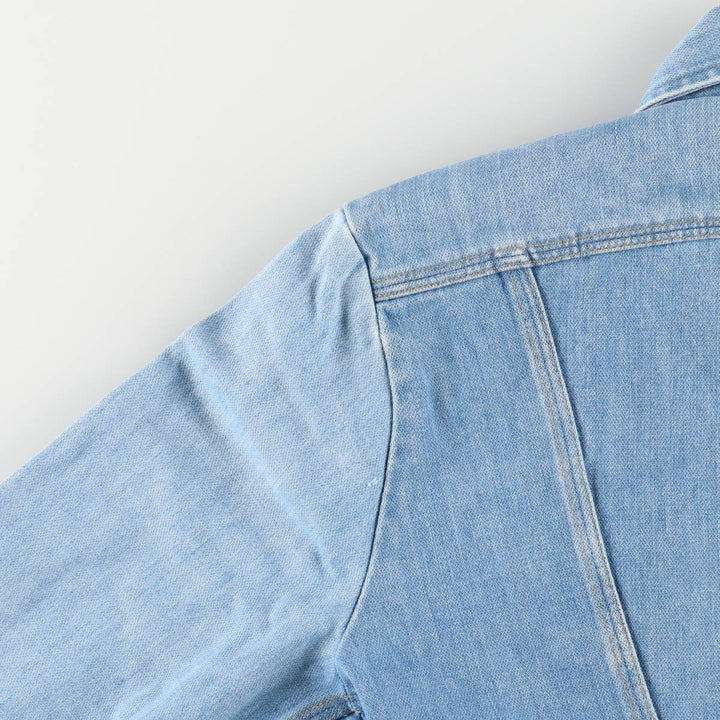 Vintage 70'S Wrangler denim jacket, made in the USA, size L for men cotton blue type Vintage Second Hand