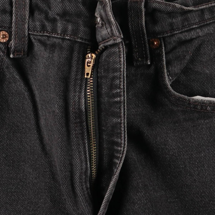 90'S Levi's 550-0260 Black Denim Tapered Denim Pants, Made in the USA, Men's Size W32, Vintage cotton black type Vintage Second Hand