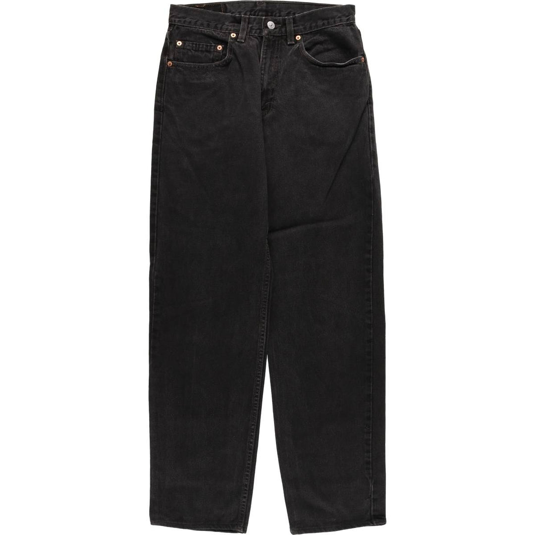 90'S Levi's 550-0260 Black Denim Tapered Denim Pants Made in USA Men's W30 Vintage cotton black type Vintage Second Hand