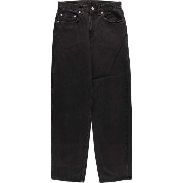 90'S Levi's 550-0260 Black Denim Tapered Denim Pants Made in USA Men's W30 Vintage cotton black type Vintage Second Hand