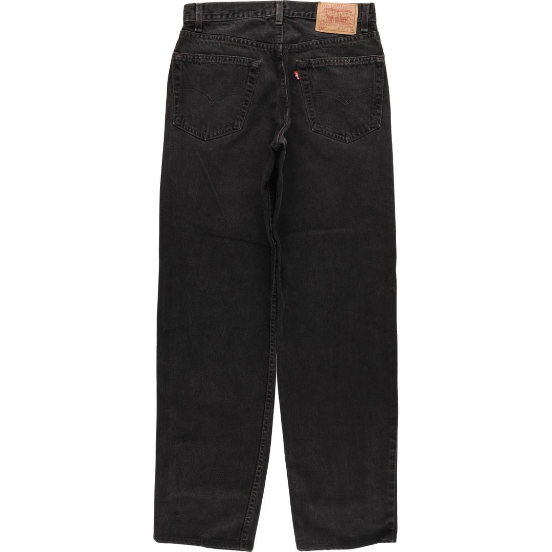 90'S Levi's 550-0260 Black Denim Tapered Denim Pants Made in USA Men's W30 Vintage cotton black type Vintage Second Hand