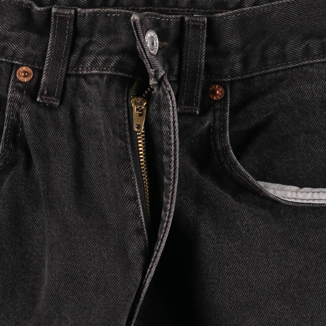 90'S Levi's 550-0260 Black Denim Tapered Denim Pants Made in USA Men's W30 Vintage cotton black type Vintage Second Hand