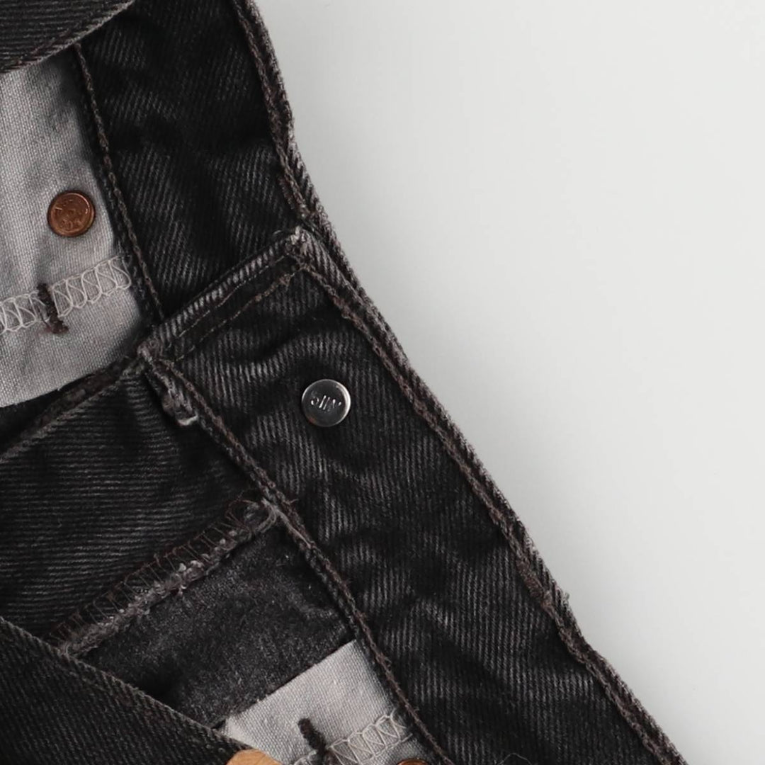 90'S Levi's 550-0260 Black Denim Tapered Denim Pants Made in USA Men's W30 Vintage cotton black type Vintage Second Hand