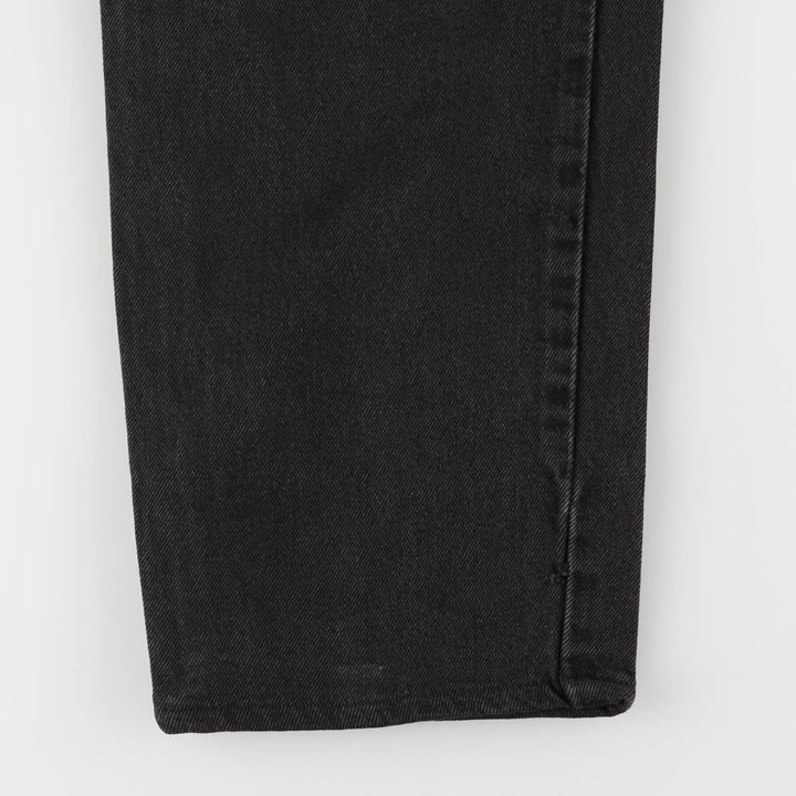 90'S Levi's 550-0260 Black Denim Tapered Denim Pants Made in USA Men's W30 Vintage cotton black type Vintage Second Hand