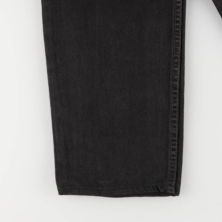90'S Levi's 550-0260 Black Denim Tapered Denim Pants Made in USA Men's W30 Vintage cotton black type Vintage Second Hand