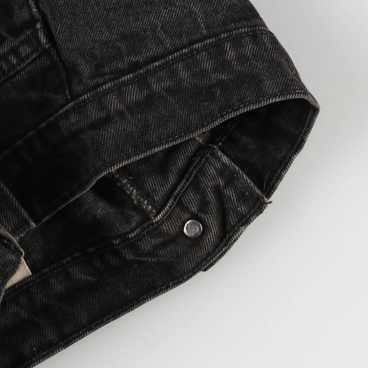 90'S Levi's 550-0260 Black Denim Tapered Denim Pants, Made in USA, Men's, Size W35, Vintage cotton black type Vintage Second Hand