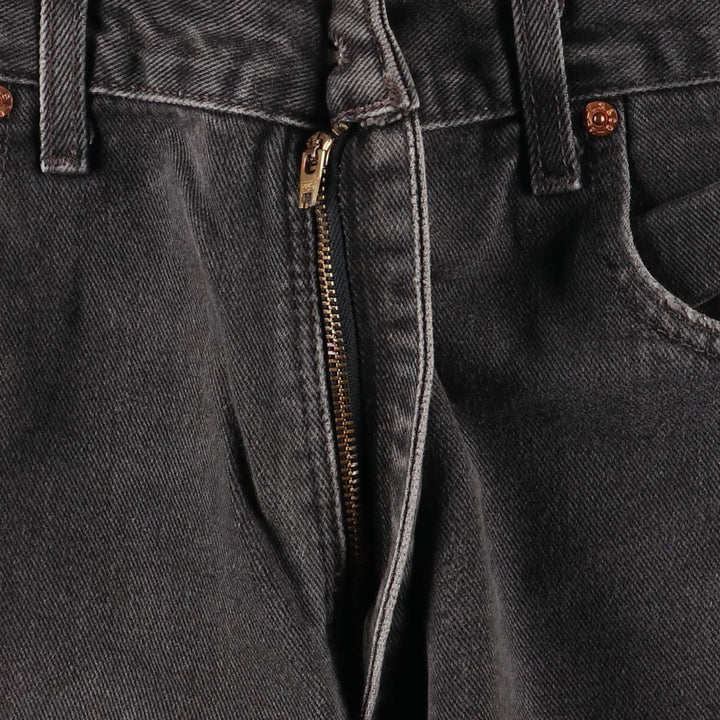 00'S Levi's 560 LOOSE FIT TAPERED LEG Black Denim Tapered Denim Pants Made in USA Men's W32 equivalent cotton black type Vintage Second Hand
