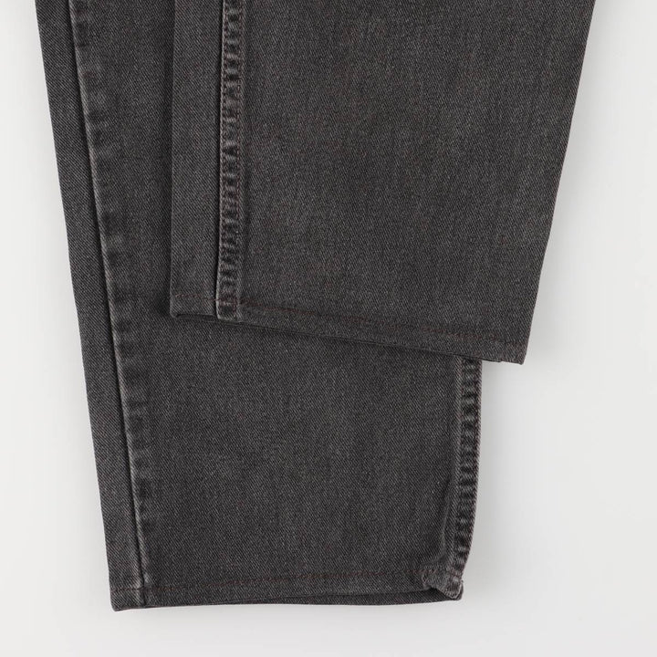 00'S Levi's 560 LOOSE FIT TAPERED LEG Black Denim Tapered Denim Pants Made in USA Men's W32 equivalent cotton black type Vintage Second Hand
