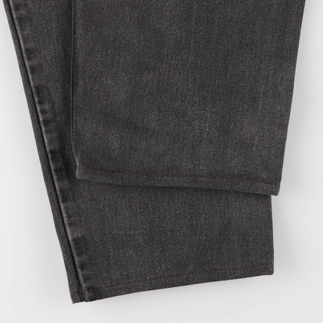 00'S Levi's 560 LOOSE FIT TAPERED LEG Black Denim Tapered Denim Pants Made in USA Men's W32 equivalent cotton black type Vintage Second Hand
