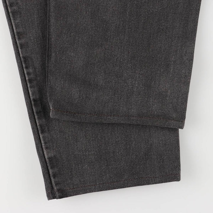 00'S Levi's 560 LOOSE FIT TAPERED LEG Black Denim Tapered Denim Pants Made in USA Men's W32 equivalent cotton black type Vintage Second Hand