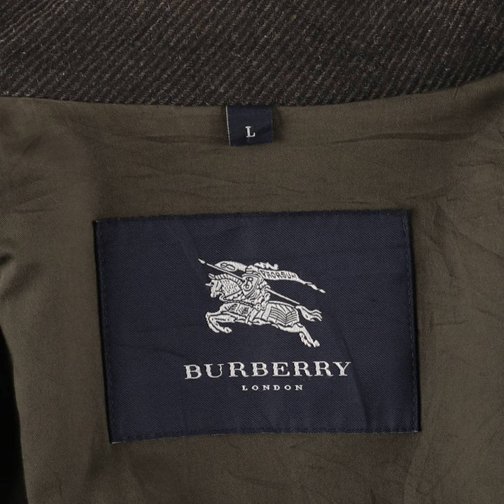 Burberry's BURBERRY LONDON wool jacket, made in Spain, men's size L wool brown type Vintage Second Hand