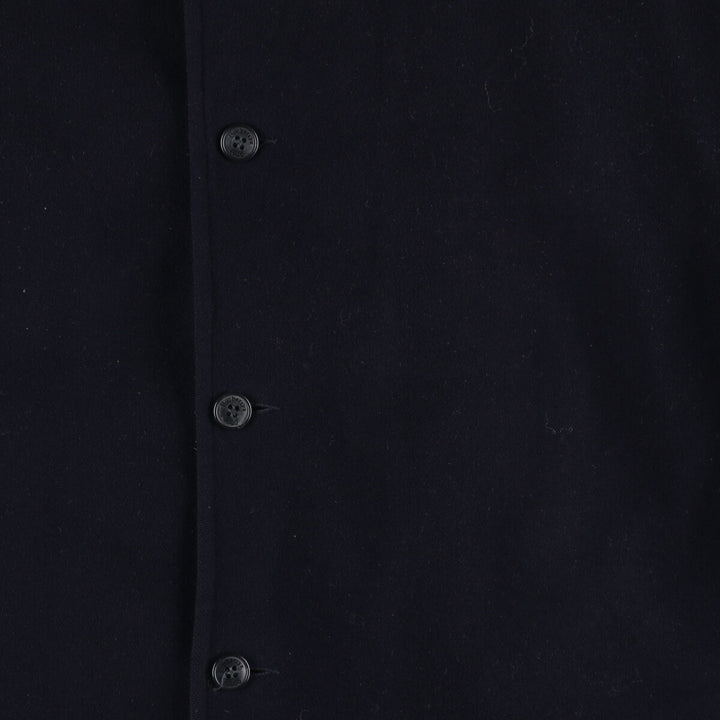 Burberry's wool jacket, men's size XL wool navy blue type Vintage Second Hand