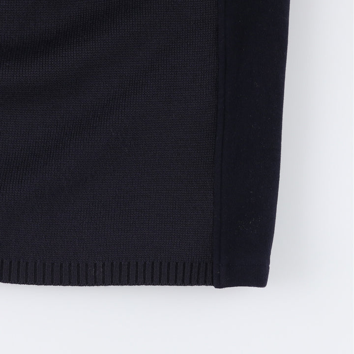 Burberry's wool jacket, men's size XL wool navy blue type Vintage Second Hand