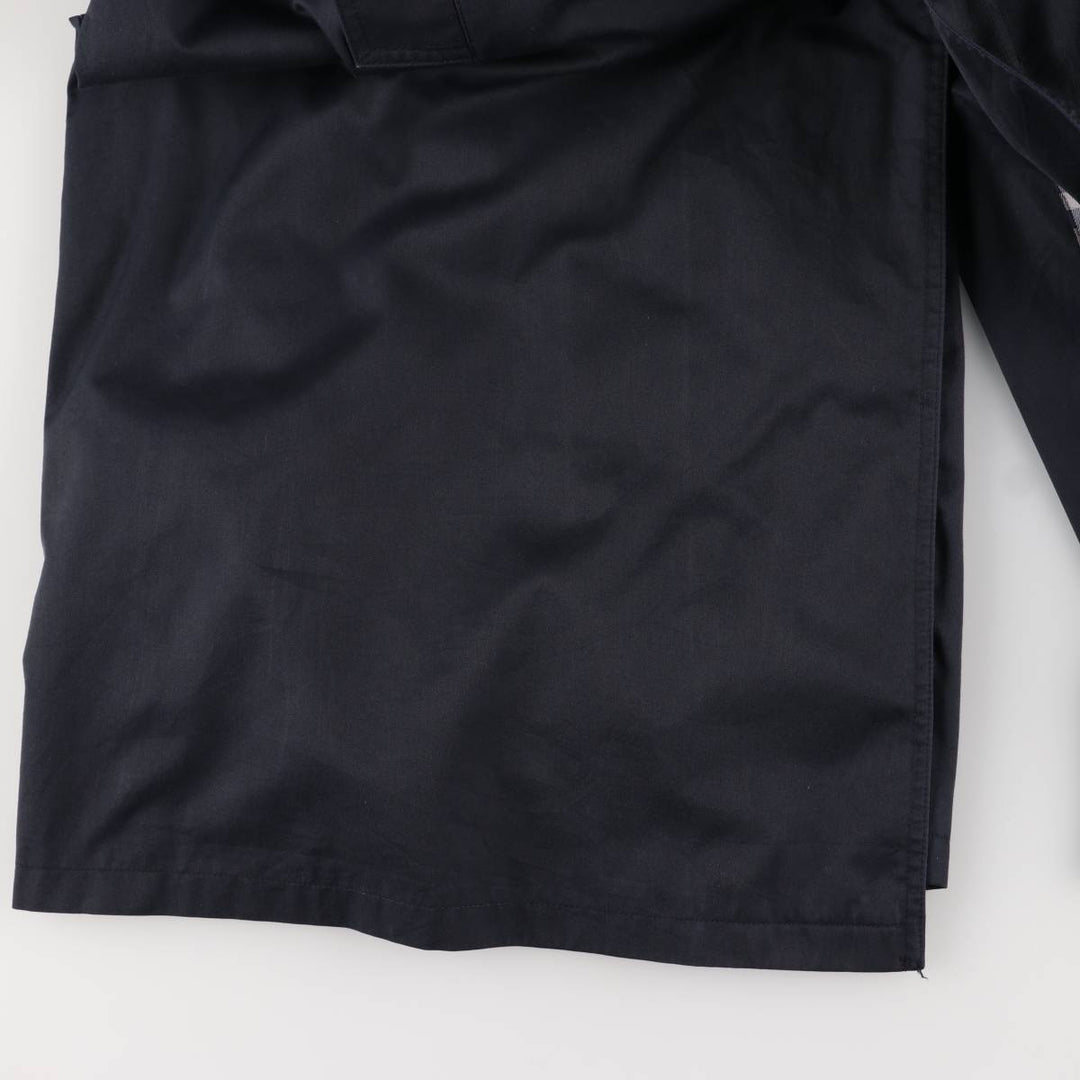 Burberry's 100% cotton Balmacaan coat, size M, men's cotton navy blue type Vintage Second Hand