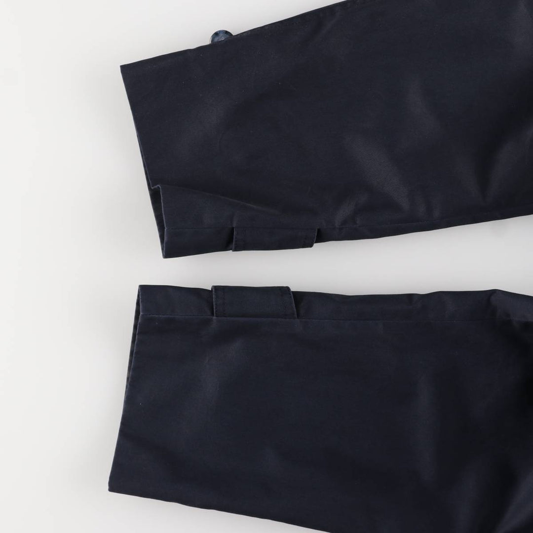 Burberry's 100% cotton Balmacaan coat, size M, men's cotton navy blue type Vintage Second Hand