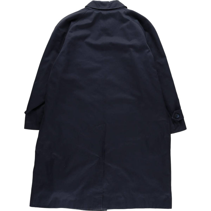 Burberry's BURBERRYS OF LONDON Balmacaan Coat, Men's Size L cotton navy blue type Vintage Second Hand