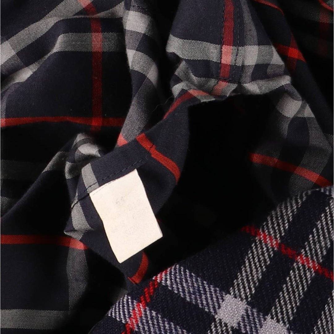 Burberry's BURBERRYS OF LONDON Balmacaan Coat, Men's Size L cotton navy blue type Vintage Second Hand