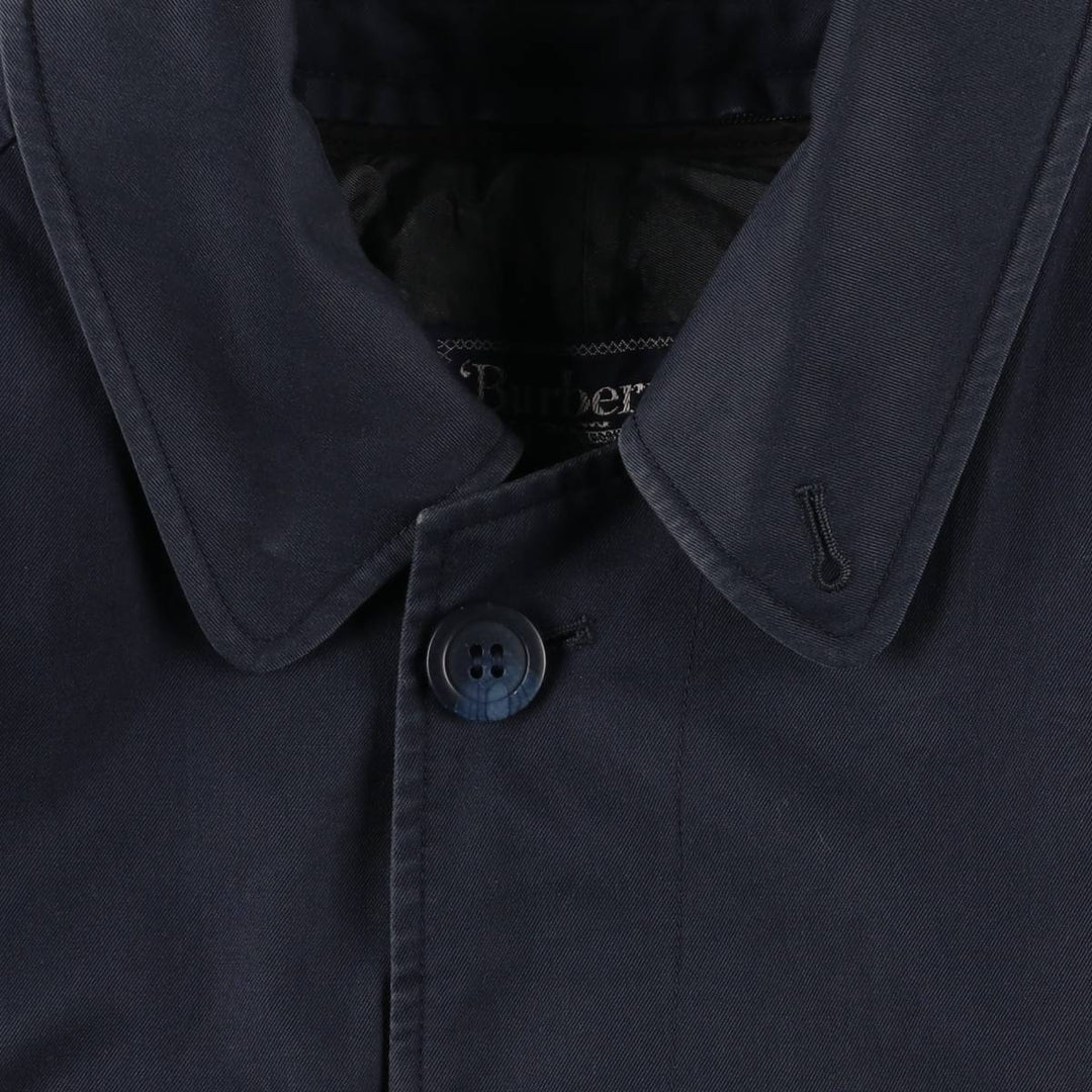 Burberry's BURBERRYS OF LONDON Balmacaan Coat, Men's Size L cotton navy blue type Vintage Second Hand
