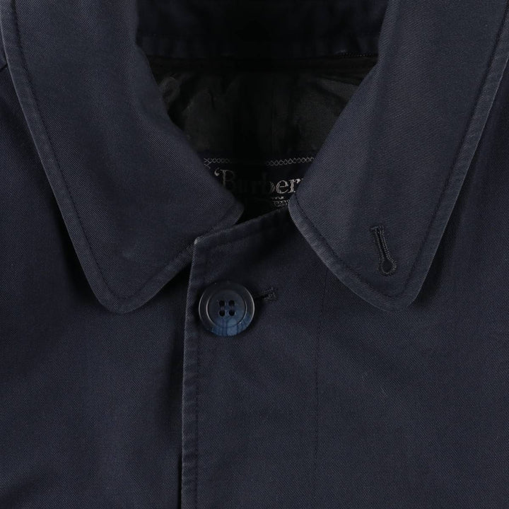 Burberry's BURBERRYS OF LONDON Balmacaan Coat, Men's Size L cotton navy blue type Vintage Second Hand
