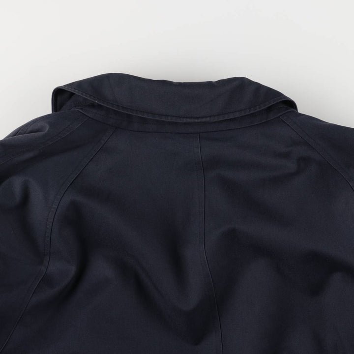 Burberry's BURBERRYS OF LONDON Balmacaan Coat, Men's Size L cotton navy blue type Vintage Second Hand