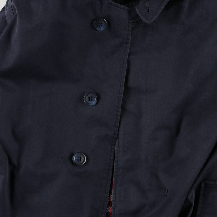 Burberry's BURBERRYS OF LONDON Balmacaan Coat, Men's Size L cotton navy blue type Vintage Second Hand