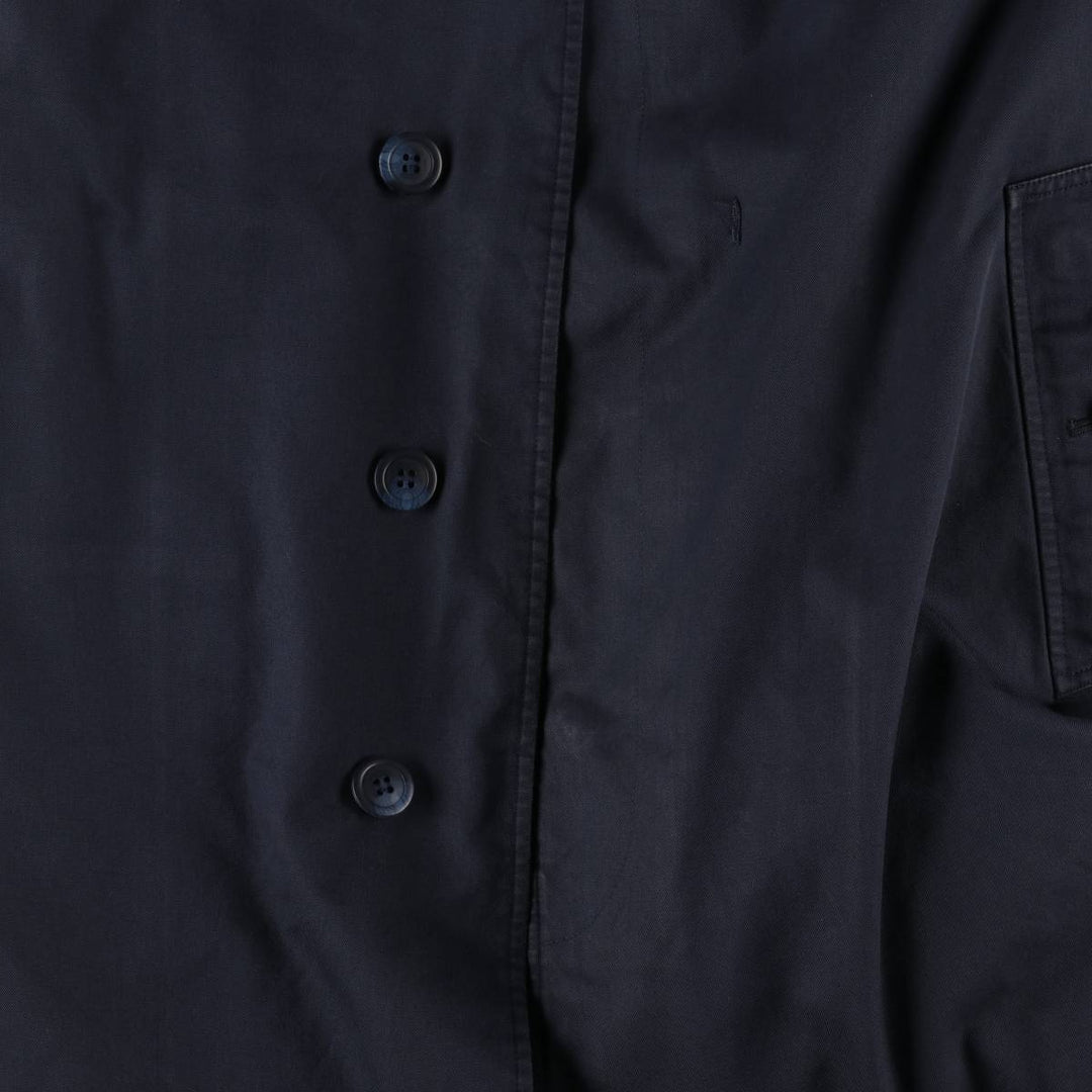 Burberry's BURBERRYS OF LONDON Balmacaan Coat, Men's Size L cotton navy blue type Vintage Second Hand