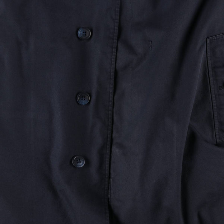 Burberry's BURBERRYS OF LONDON Balmacaan Coat, Men's Size L cotton navy blue type Vintage Second Hand