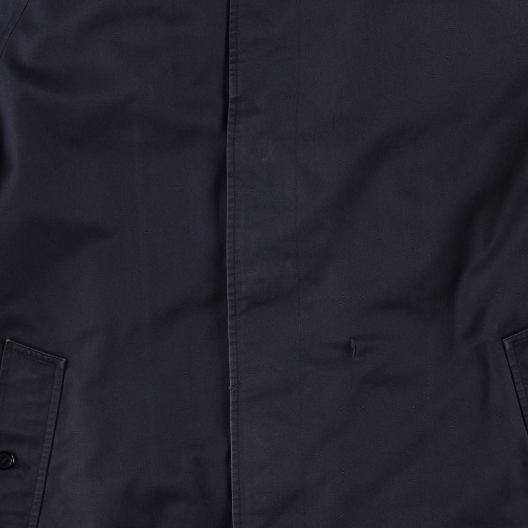 Burberry's BURBERRYS OF LONDON Balmacaan Coat, Men's Size L cotton navy blue type Vintage Second Hand
